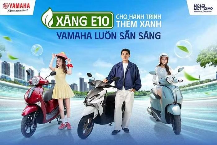 Yamaha Việt Nam khẳng định tất cả các mẫu xe sử dụng hệ thống phun xăng điện tử (FI) của hãng đang bán tại Việt Nam đều tương thích với xăng E10.