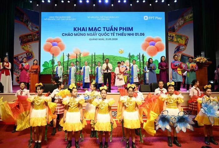 Khai mạc Tuần phim chào mừng Ngày Quốc tế Thiếu nhi 1/6, do Cục Điện ảnh tổ chức.