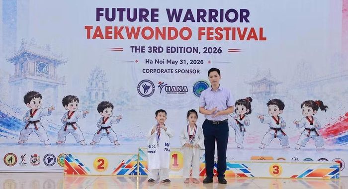 Ngày hội Future Warrior Taekwondo Festival 2026, đánh dấu giai đoạn tổng kết và đánh giá sau 1 năm thực nghiệm chương trình phổ cập Taekwondo dành cho trẻ 4-5 tuổi tại các trường mầm non dân lập trên địa bàn TP Hà Nội.