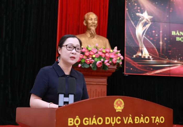 Thứ trưởng Nguyễn Thị Quyên Thanh nhấn mạnh vai trò của việc tổ chức hội nghị tập huấn.