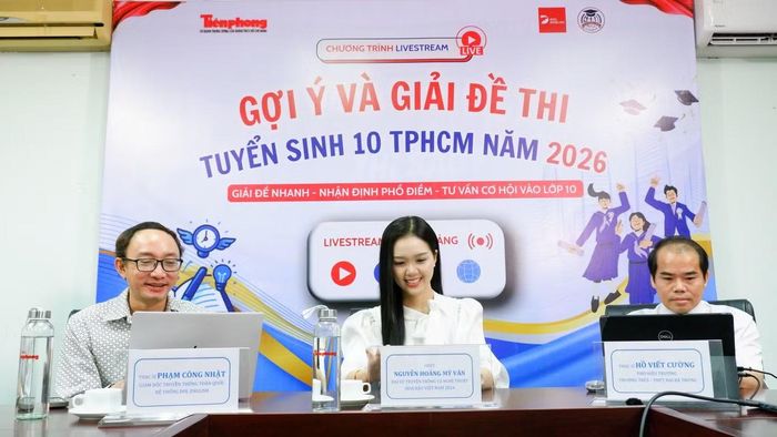 Chuỗi livestream có sự tham gia của các giáo viên giàu kinh nghiệm, chuyên gia giáo dục và khách mời uy tín trong lĩnh vực tuyển sinh nhằm phân tích đề thi, gợi ý đáp án, nhận định độ khó cũng như dự báo phổ điểm của từng môn.