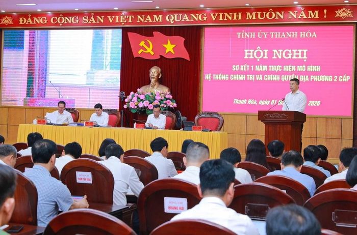 Sau 1 năm thực hiện mô hình chính quyền địa phương 2 cấp, Thanh Hóa đạt nhiều kết quả tích cực trong tinh gọn bộ máy, cải cách hành chính. Ảnh: BTH