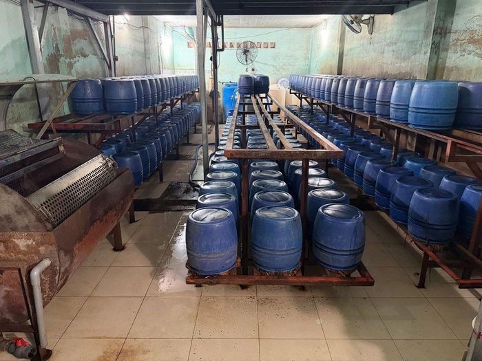 Hơn 1.000 tấn giá đỗ ngâm hóa chất đã được tiêu thụ ra thị trường trong nhiều năm qua. Ảnh: Công an cung cấp