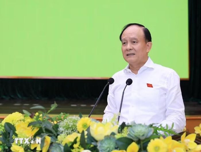 Chủ tịch HĐND Thành phố Hà Nội Nguyễn Ngọc Tuấn. (Ảnh: TTXVN phát)