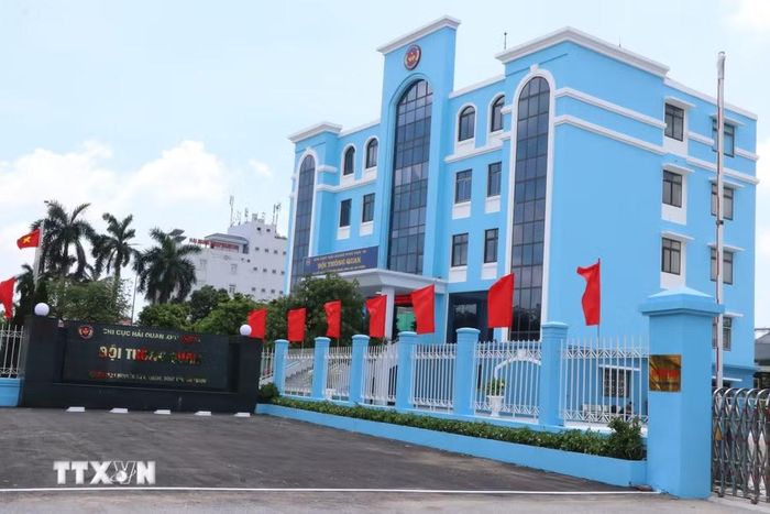 Trụ sở Đội Thông quan, Chi cục Hải quan khu vực III. (Ảnh: Mạnh Tú/TTXVN)