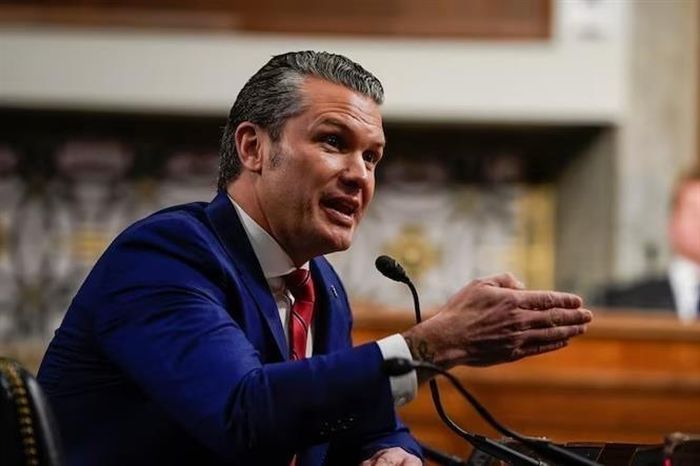 Bộ trưởng Chiến tranh Mỹ Pete Hegseth. Ảnh: REUTERS/TTXVN