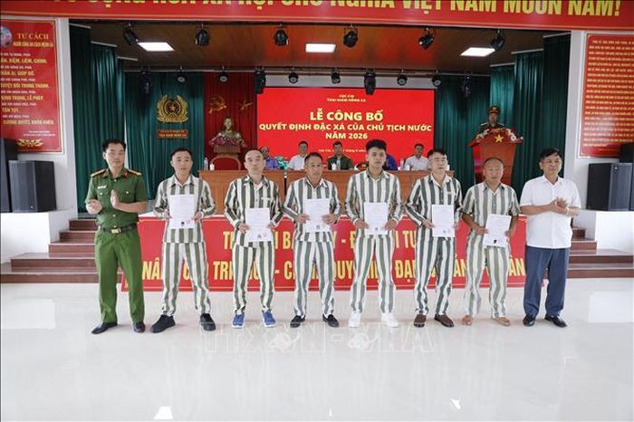 Trại giam Hồng Ca có 86 phạm nhân đủ điều kiện được Chủ tịch nước quyết định đặc xá.