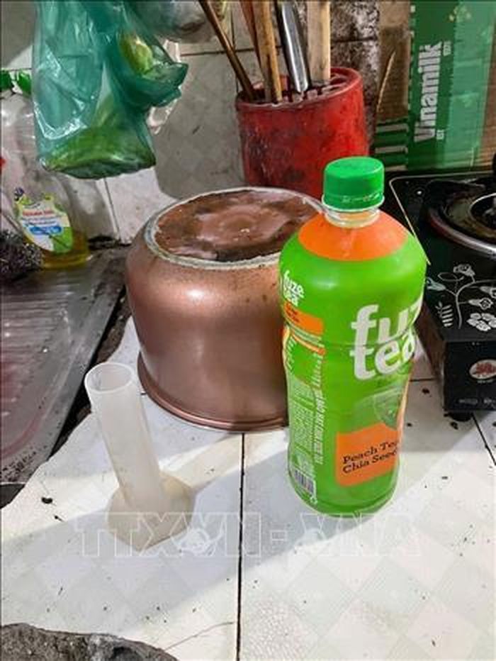 Tang vật thu giữ. Ảnh: TTXVN phát