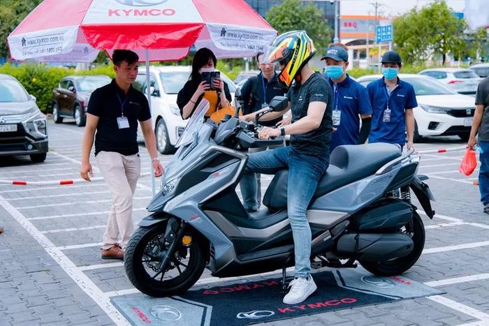 Xciting S350 là một trong những mẫu xe được Kymco xác nhận sử dụng được xăng E10. Ảnh: Kymco.