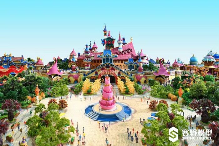 “Công viên Cổ tích Evergrande” ở Thẩm Dương. Ảnh: Sohu.