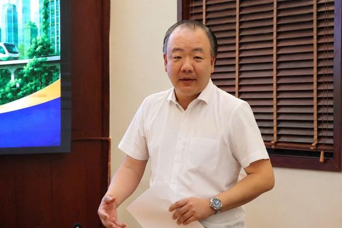 Ông Trần Hữu Linh phát biểu tại lễ trao giải. Ảnh: Bộ Công Thương