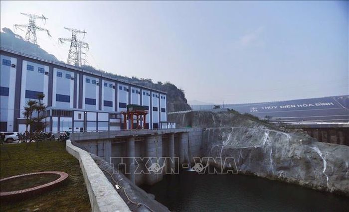 Nhà máy Thủy điện Hòa Bình mở rộng ngày khánh thành. Ảnh: Trọng Đạt/TTXVN