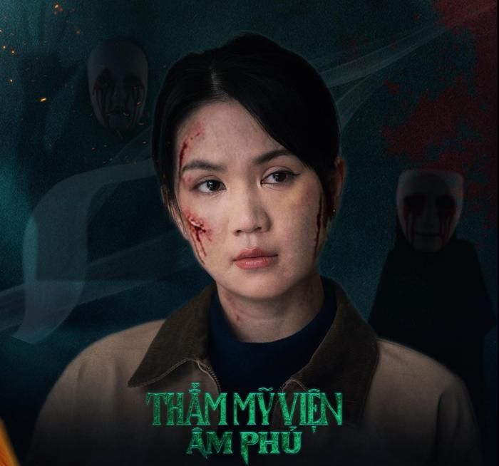 Ngọc Trinh đảm nhận vai nữ chính Thanh trong bộ phim kinh dị Thẩm Mỹ Viện Âm Phủ. Ảnh: NSX