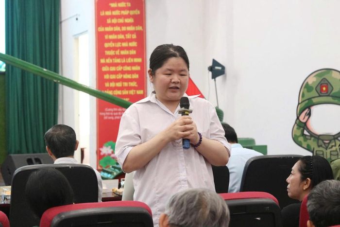 Cô gái trẻ Lê Thanh Hà, khu phố 8, phường Sài Gòn. Ảnh: Hội LHPN phường Sài Gòn