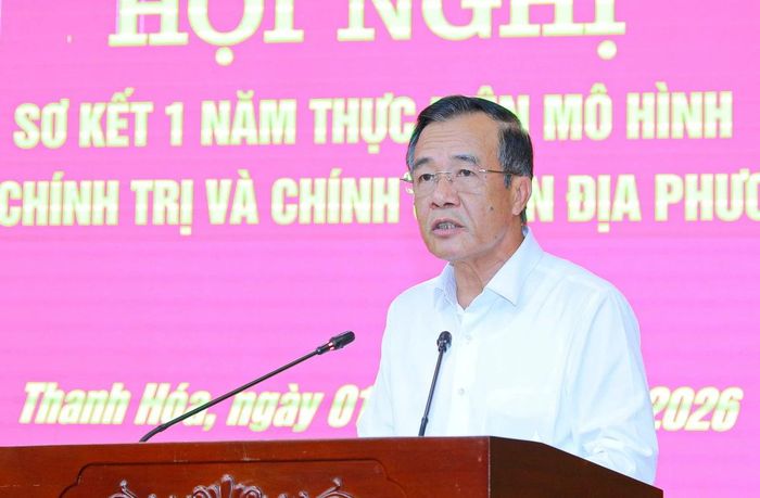 Bí thư Tỉnh ủy Lê Đức Thái phát biểu kết luận và bế mạc hội nghị.