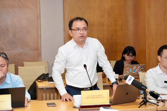 Ông Trần Anh Tú, Phó Cục trưởng Cục Công nghiệp công nghệ thông tin, Bộ Khoa học và Công nghệ.