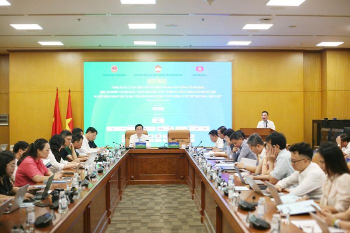 Thứ trưởng Đặng Ngọc Điệp phát biểu tại họp báo công bố chuỗi sự kiện