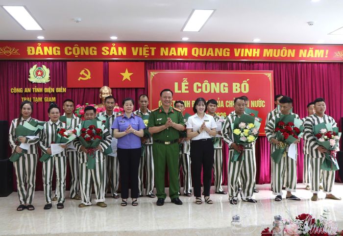 Trại tạm giam Công an tỉnh có 14 phạm nhân được đặc xá trong đợt này.
