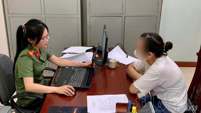 K.T.N tại cơ quan công an.