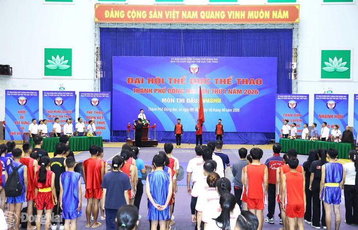 Quang cảnh lễ khai mạc. Ảnh: Huy Anh