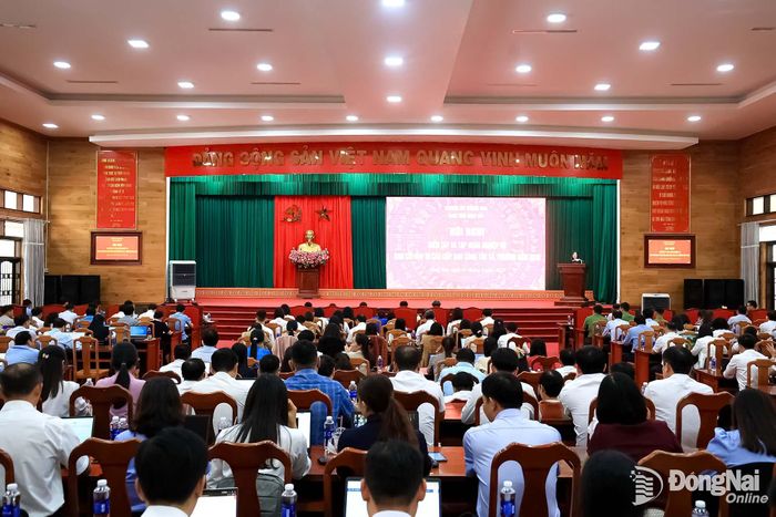 Quang cảnh hội nghị.Ảnh: Công Nghĩa