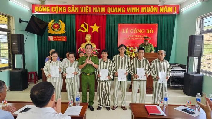 Trại tạm giam số 1 thuộc Công an tỉnh Gia Lai có 17 phạm nhân đủ điều kiện được đặc xá.
