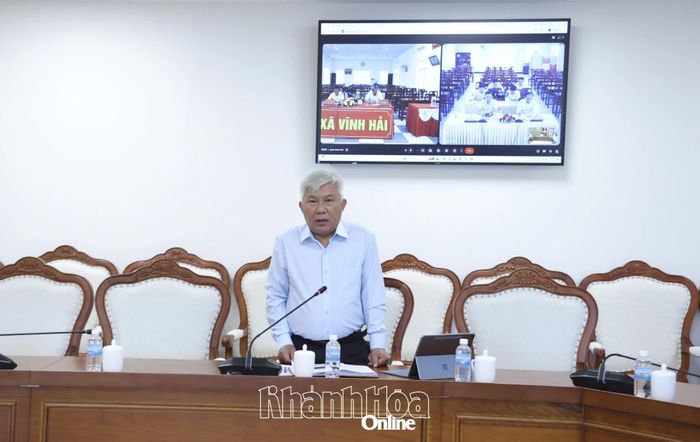 Phó Giám đốc Sở Nông nghiệp và Môi trường Nguyễn Minh Thư phát biểu tại cuộc họp.