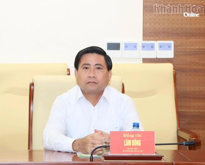 Đồng chí Lâm Đông tham dự buổi gặp mặt.