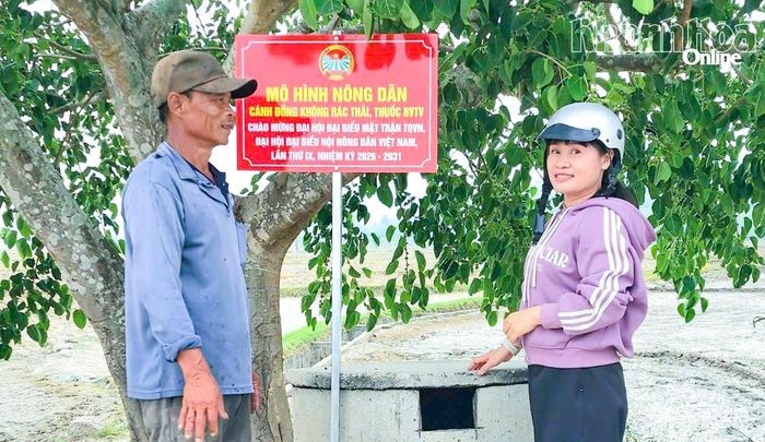 Đưa vào hoạt động mô hình “Cánh đồng không rác thải, vỏ bao bì thuốc bảo vệ thực vật” tại thôn Bình Khánh.