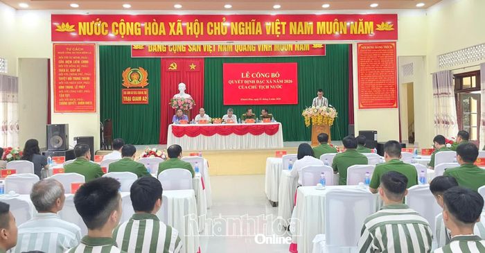 Quang cảnh buổi lễ.