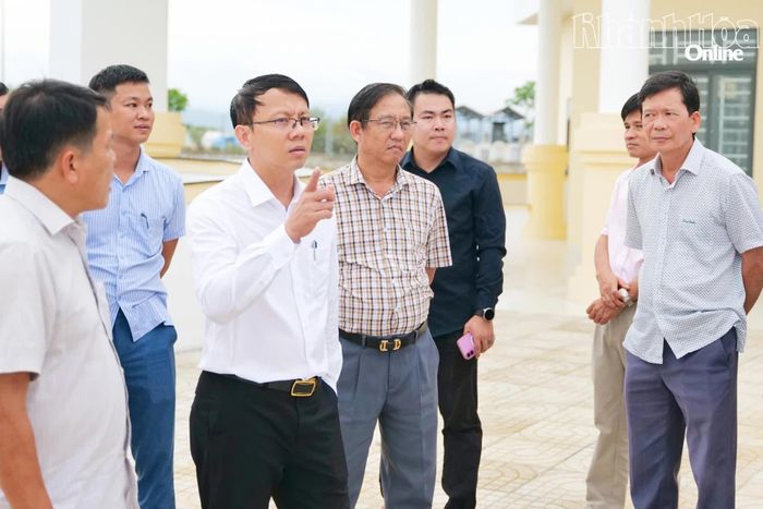 Phó Chủ tịch UBND tỉnh Nguyễn Thanh Hà kiểm tra tiến độ Dự án Nhà hỏa táng tại Nghĩa trang Chung Mỹ.