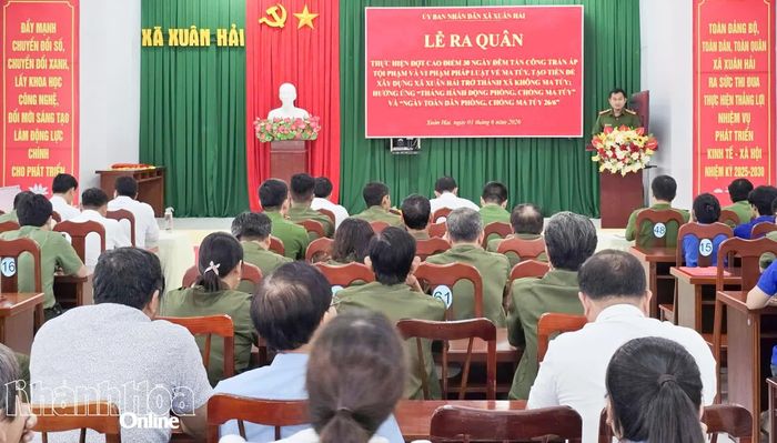 Quang cảnh buổi lễ.