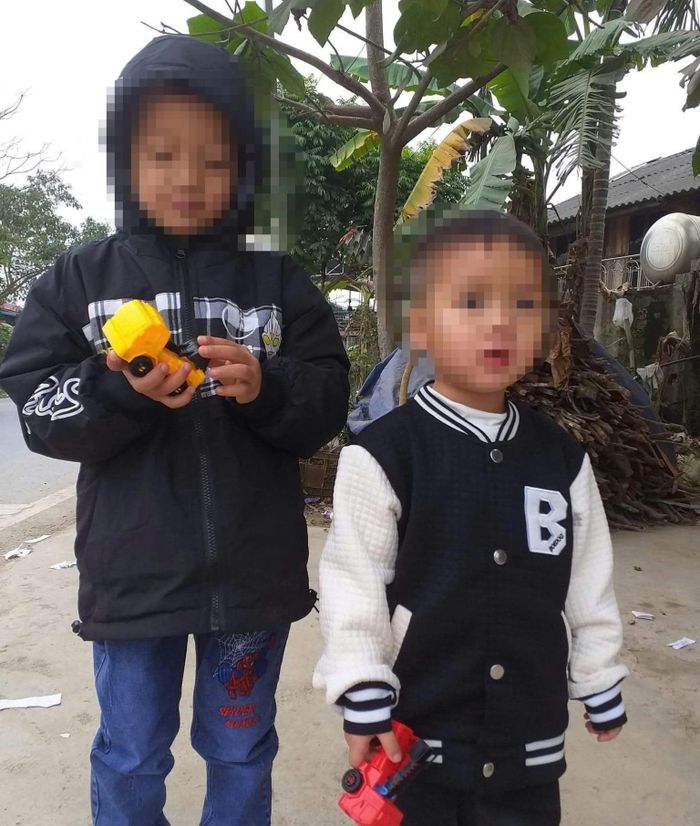 Hai cháu bé trong vụ đuối nước tại khu vực suối Thia.