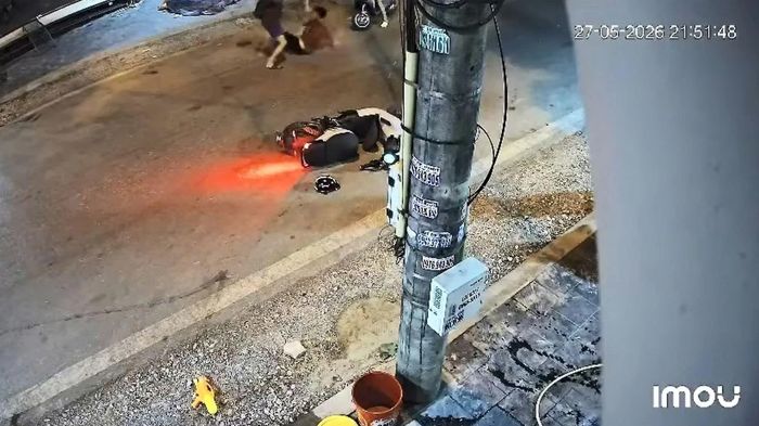 Vụ việc lan truyền trên mạng xã hội (Ảnh cắt từ clip trên mạng xã hội).