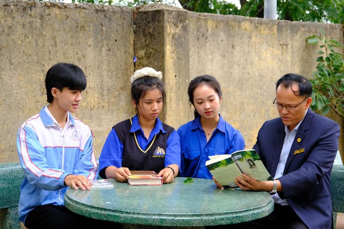Công tác tạo nguồn, bồi dưỡng nhận thức về Đảng được Trường THPT Tân Hà chú trọng trong học sinh ưu tú