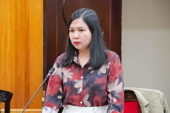 Lãnh đạo Sở Giáo dục và Đào tạo phát biểu về công tác phối hợp tổ chức khám sức khỏe cho học sinh tại các cơ sở giáo dục