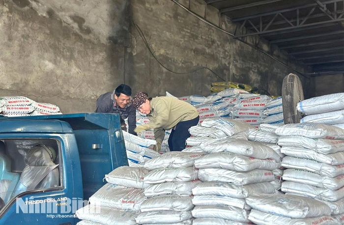 Các đại lý nhập thêm phân bón sẵn sàng cung ứng cho sản xuất vụ Mùa 2026.