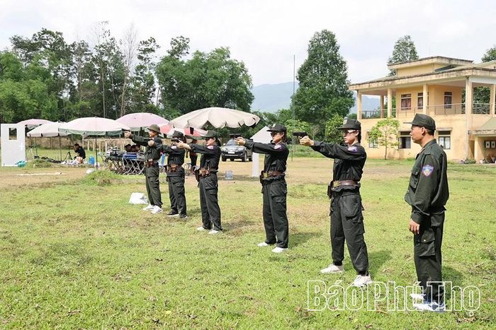Phụ nữ Công an tỉnh tích cực huấn luyện nghiệp vụ, xây dựng lực lượng chính quy, tinh nhuệ, đáp ứng yêu cầu bảo vệ an ninh trật tự trong tình hình mới.