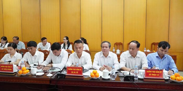 Đại biểu tham dự buổi làm việc - Ảnh: Q.V
