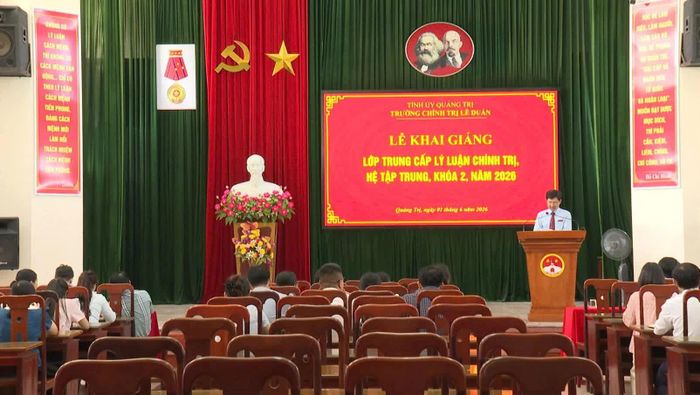 Quang cảnh lễ khai giảng - Ảnh: Việt Anh