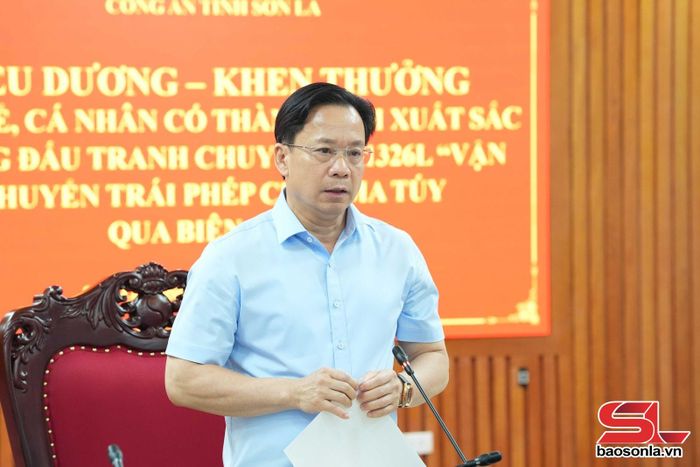 Đồng chí Hoàng Văn Nghiệm phát biểu chỉ đạo.