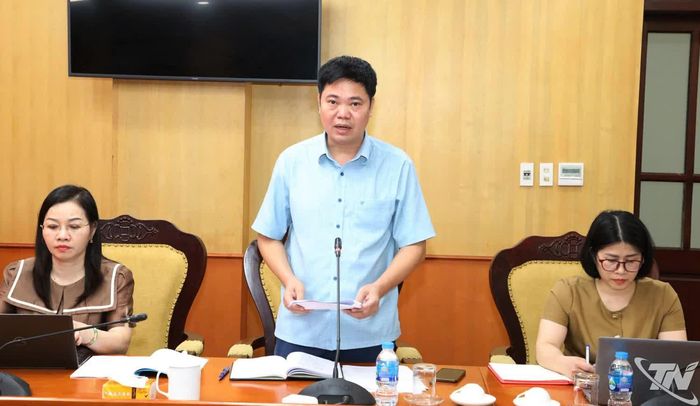 Đại biểu phát biểu tại Hội nghị.