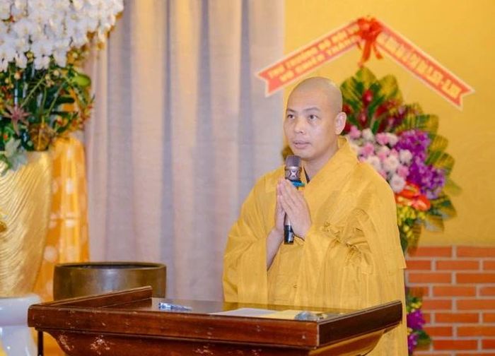 Đại đức Thích Minh Ân cảm tạ