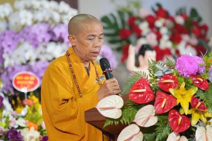 Hòa thượng Thích Thanh Chính cung tuyên Diễn văn Phật đản Phật lịch 2570 của Trưởng lão Hòa thượng Chủ tịch Hội đồng Trị sự