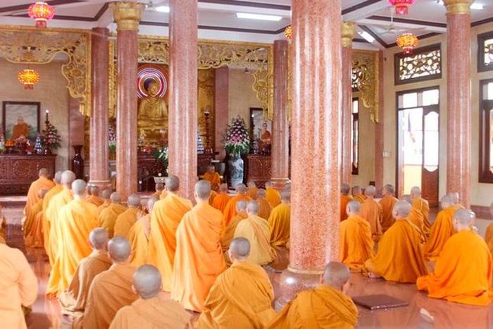 Có 72 hành giả an cư tại tịnh xá Ngọc Quang
