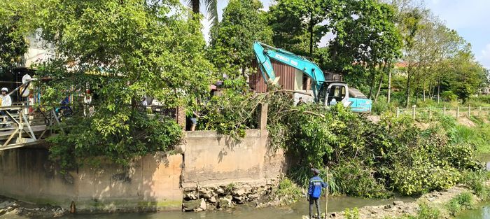 Các dự án chống ngập đang được thi công, nhất là các vị trí đã có mặt bằng.