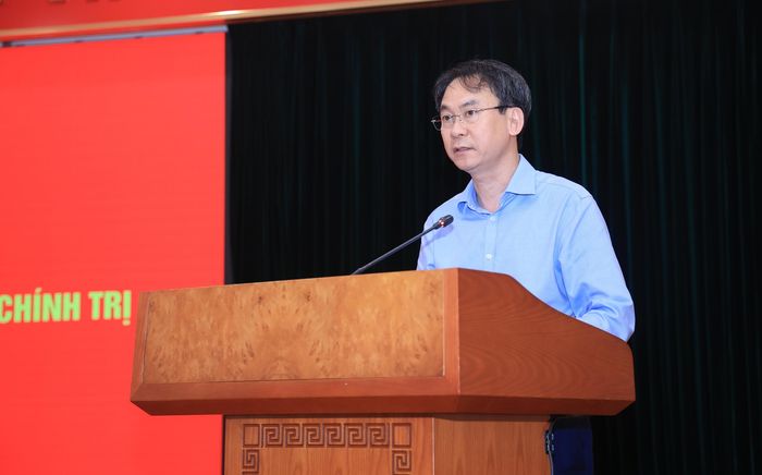 Ông Vũ Thành Trung, Vụ trưởng Vụ Tổ chức cán bộ (Bộ Xây dựng) - Ảnh: Tạ Hải.