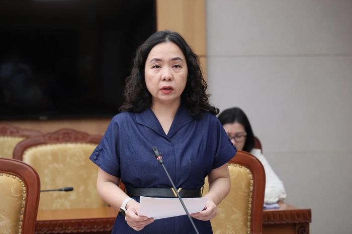 Phó Cục trưởng Cục Quản lý công sản Trần Diệu An phát biểu. Ảnh: Mạnh Tuấn