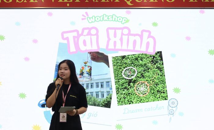 Trưởng BTC Mai Liên chia sẻ mở đầu về ý nghĩa của chương trình . (Ảnh: BTC)