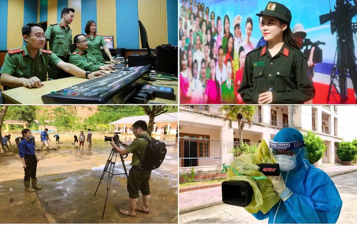 CBCS làm công tác tuyên truyền - những người lặng thầm vượt qua gian khó để lan tỏa những chiến công lực lượng CAND trên quê hương Bác Hồ.